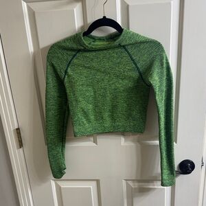 Fabletics Green Long Sleeve Top
